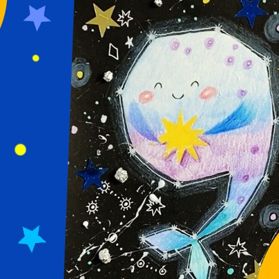Как нарисовать космос и планеты поэтапно видео уроки рисования для детей и  начинающих » Рисуем космос и звезды карандашом, акварелью и гуашью