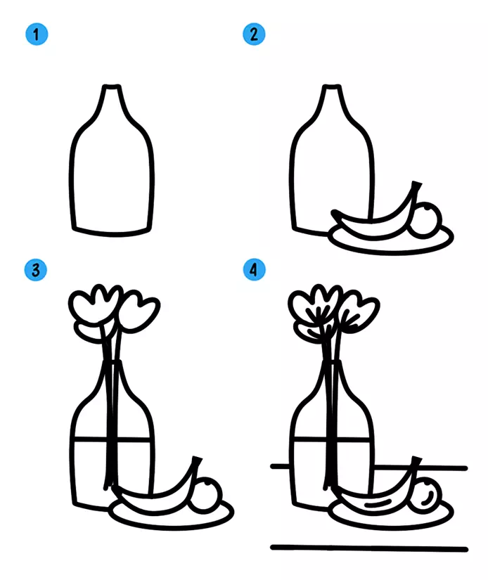 Как нарисовать натюрморт карандашом, акварелью - поэтапные мастер-классы для начинающих
