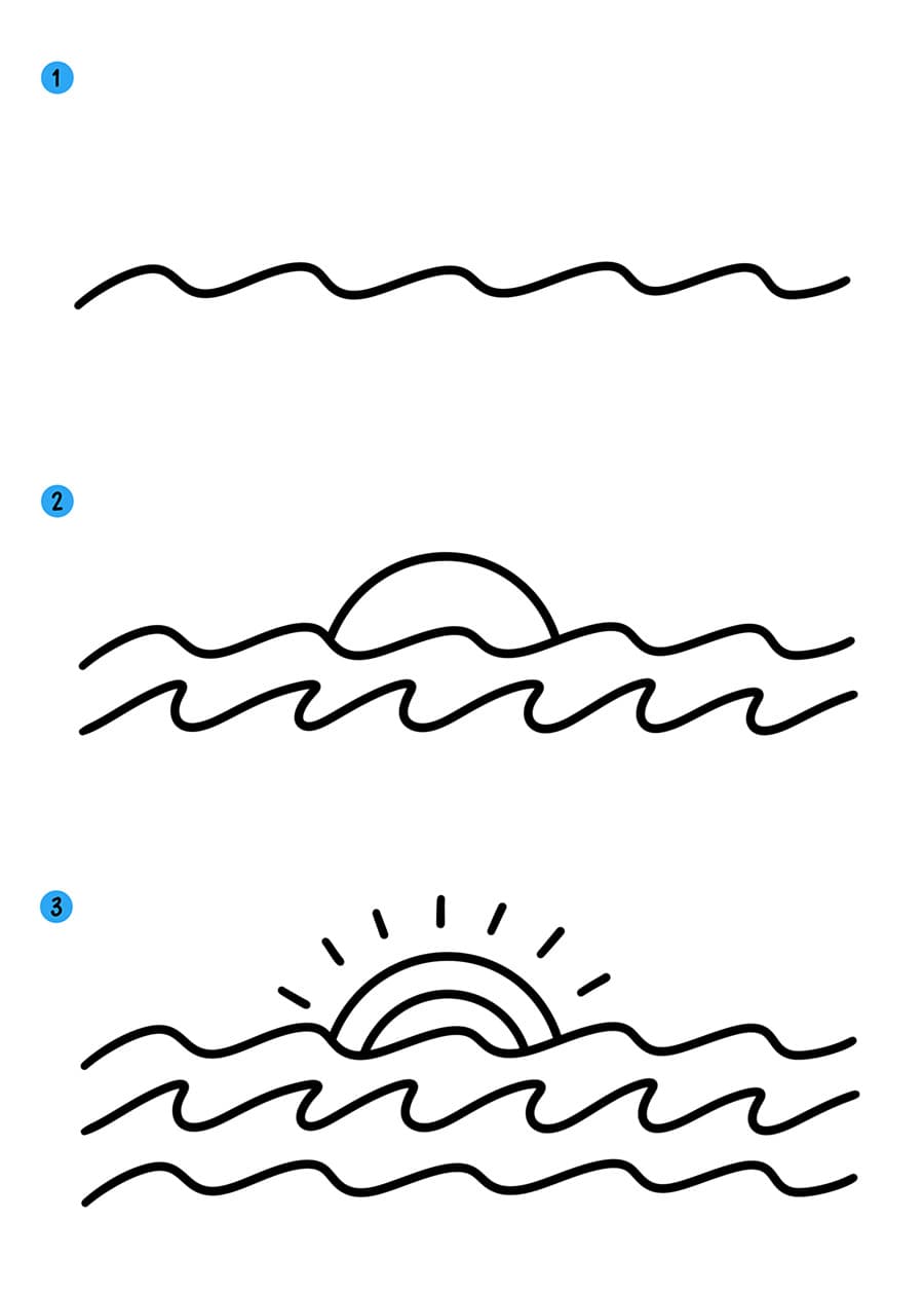 Как рисовать воду: поэтапные уроки акварели