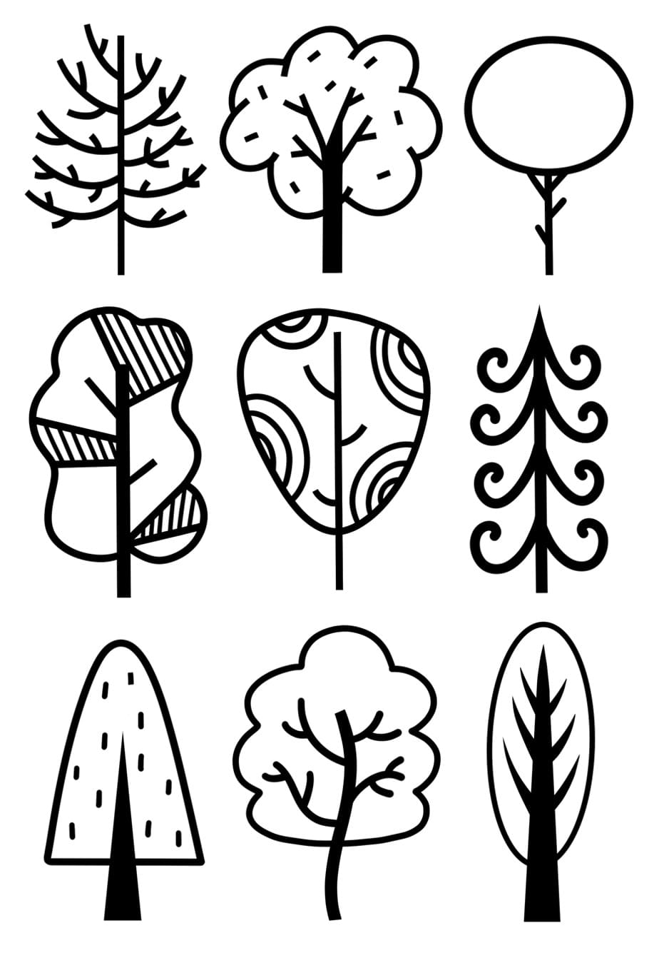 Разные деревья